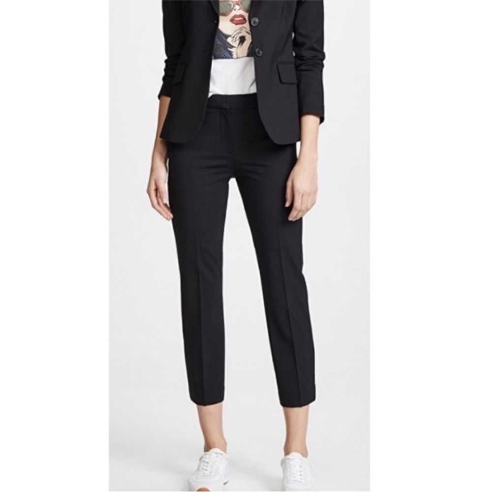Theory Treeca 2 Classic Suit Pants in Black - Picture 2 of 9